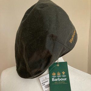 NWT BARBOUR Waxed Flat Cap SZ Small
